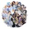 Wrapables Floral Fashion Women PET Scrapbooking Stickers for Junk Journals, Stationery, Card Making, DIY, Arts and Crafts, Water Bottles, Phones, Laptops (40pcs), Tulips and Lilies